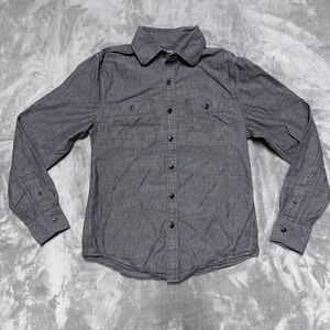 Todd Snyder Three Looms Shirt Mens XS Gray Japanese Fabric Button Down
